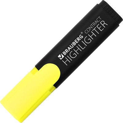 Текстовыделитель Brauberg Contract / 150389 (лимонный)