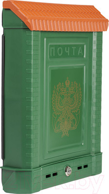 Почтовый ящик Цикл Премиум с орлом / 6026-00 (зеленый)