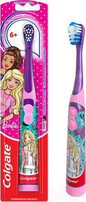 Детская электрическая зубная щетка Colgate Супермягкие щетинки (Barbie)