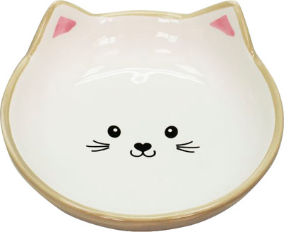 Миска для животных №1 Мордочка кошки / МКР2151 (200мл, серый)