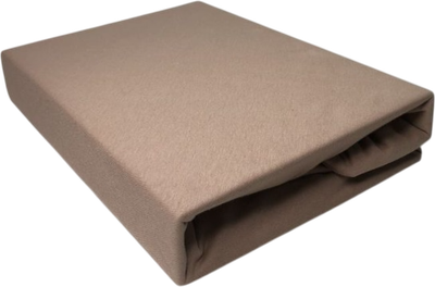 Простыня Kamisa Трикотажная на резинке Прт-160x200x20 (капучино)