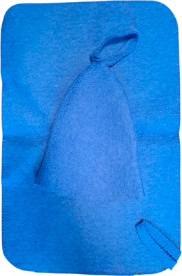 Набор текстиля для бани Королевна 5002 (синий)