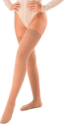 Чулки компрессионные Trives с закрытым носком 2кл / ТК.931 (р.3, бежевый, на широкое бедро, укороч. длина)