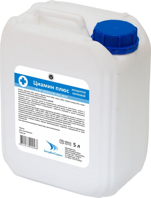 Кормовая добавка для животных ЗападВетСервис Циамин плюс (5л)