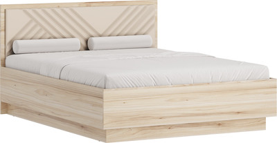 Двуспальная кровать Речицадрев Эстель с ПМ 160x200 / Р395.03 (манговое дерево/пудра)