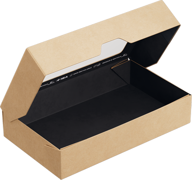 Набор коробок упаковочных для еды 1EA OneBox OB1000/bBL (1л, черный вельвет)