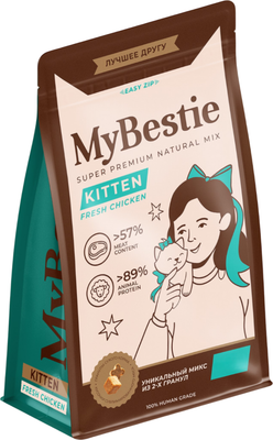 Сухой корм для кошек MyBestie Kitten / 19700115/CAT (1.5кг)