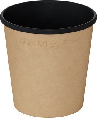 Набор одноразовых контейнеров 1EA OneBowl UP bottom OBbot520/BL (520мл, черный)