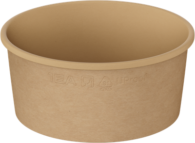 Набор одноразовых контейнеров 1EA OneBowl UP bottom OBbot760 (760мл, крафт)