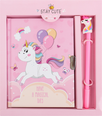 Записная книжка Darvish Веселые единороги с ручкой / DV-14626B