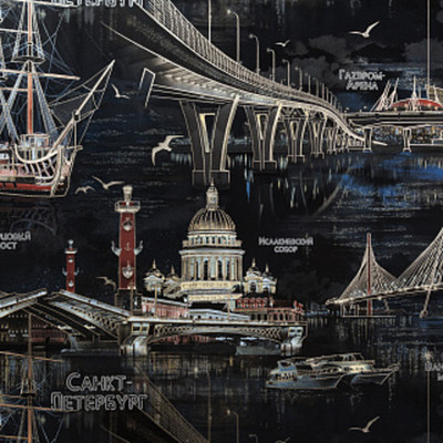 Виниловые обои Артекс Северная столица 11236-05