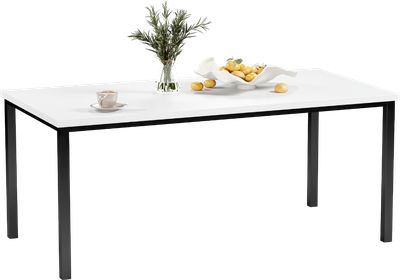 Обеденный стол Soma Paprika 180x90 (белый/черный)