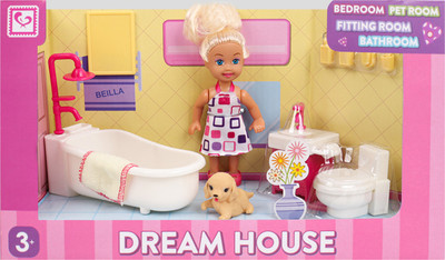 Кукла с аксессуарами Darvish Bathroom / SR-T-4215