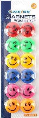 Набор магнитов Darvish Смайлики / DV-2904 (12шт)