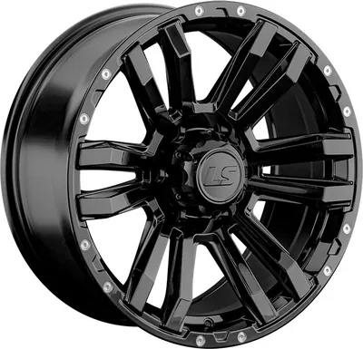 Литой диск LS wheels LS 1339 18x9" 6x139.7мм DIA 106.1мм ET 15мм BK