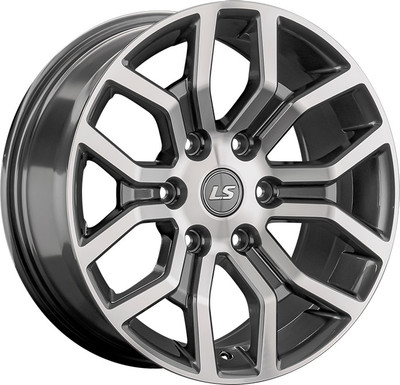 Литой диск LS wheels LS 1367 17x8.5" 6x139.7мм DIA 100.1мм ET 30мм GMF