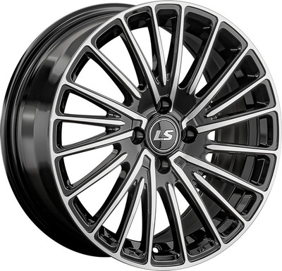 Литой диск LS wheels LS 1356 15x6.5" 4x98мм DIA 58.6мм ET 32мм BKF