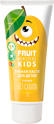 Зубная паста Фрутомонстры Мегамонстры Дюшес детская (60г)