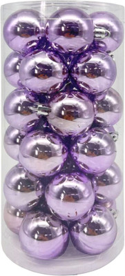 Набор шаров новогодних Золотая сказка 592499 (30шт, лиловый)