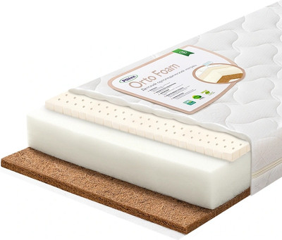 Матрас в кроватку Plitex Orto Foam / ПМ-03/4 (1600х700х120мм)