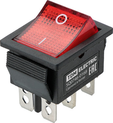 Выключатель клавишный TDM SQ0746-0168