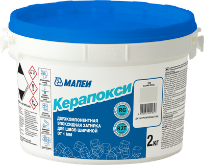 Фуга эпоксидная Mapei Керапокси N113 (2кг, темно-серый)