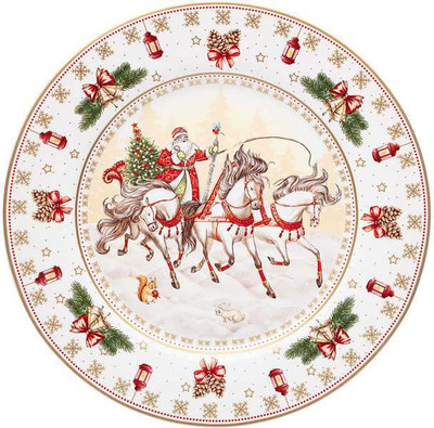 Тарелка столовая обеденная Lefard Тройка 85-2080