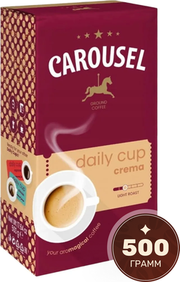 Кофе молотый Carousel Daily Cup Crema (500г)