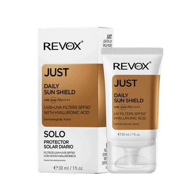 Крем солнцезащитный Revox B77 Just Daily Sun Shield UVA+UVB Filters SPF50+ (30мл)