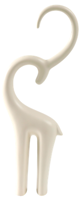 Статуэтка No Brand Антилопа / 10212793 (белый)