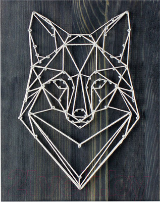 Набор для творчества «изонить» Woody Цвик-Арт Волк / 02390