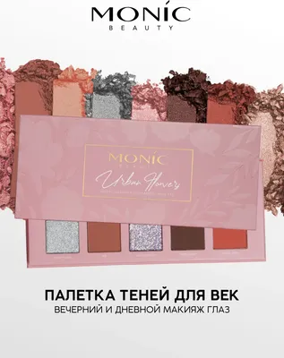 Палетка теней для век Monic Beauty Urban Flowers High Colour