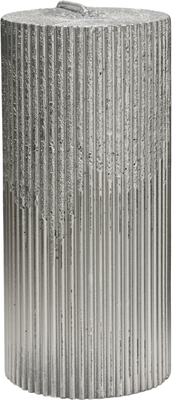 Свеча Дарим Красиво Рельеф / 9814716 (серебристый)