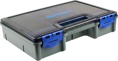 Коробка рыболовная F-Fishing 351x250x80мм с лотками / FFFB35125080L