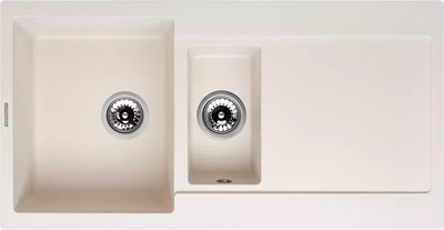 Мойка кухонная Kuppersberg Modena 1.5B2D (белый)