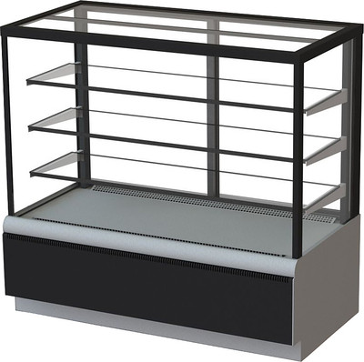 Витрина холодильная Kayman K-ВК-900 (серебристый)