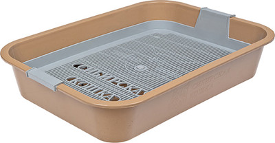 Туалет-лоток Сибирская кошка С бортиком глубокий 9070 (капучино)