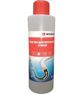 Средство для устранения засоров Wumax 1893028003 (1л)
