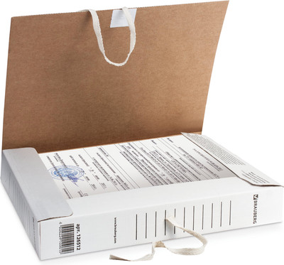 Папка для бумаг Brauberg 126512 (белый)