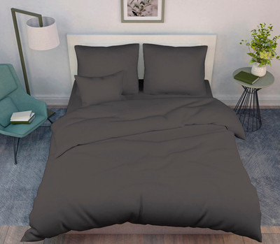 Комплект постельного белья Моё бельё Евро Классик (графит)