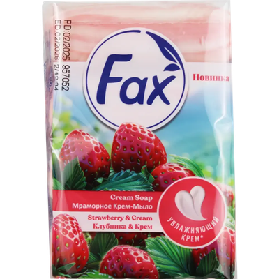 Набор мыла Fax Клубника и крем (4x70г)