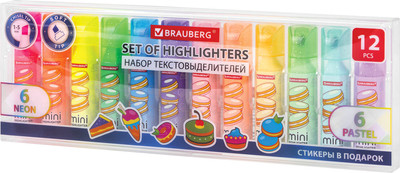 Набор маркеров Brauberg 152537 (12цв)