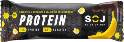 Набор протеиновых батончиков SOJ Protein (20x50г, банан)