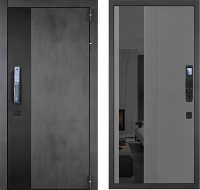 Входная дверь ГРАНИТ Роял Смарт 86 (86x205, правая)