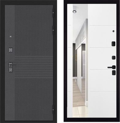 Входная дверь ГРАНИТ Гранж 83 (96x207, правая)