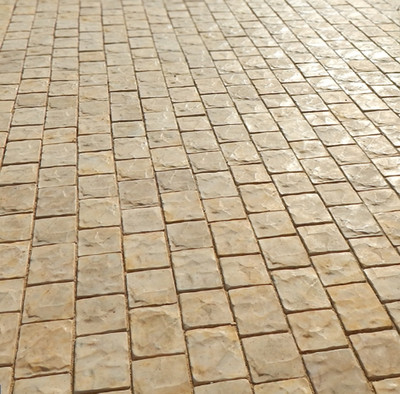 Плитка тротуарная БАЗПластбай Старый Арбат (2шт, бежевый)