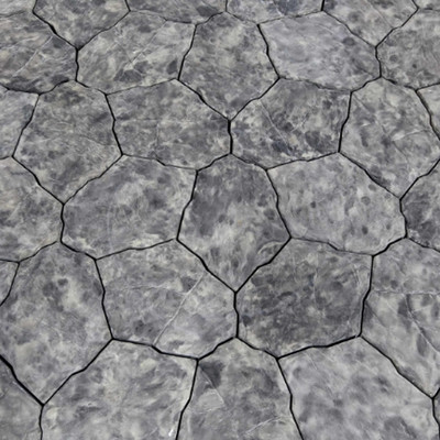 Плитка тротуарная БАЗПластбай Каменная роза (6шт, мрамор)