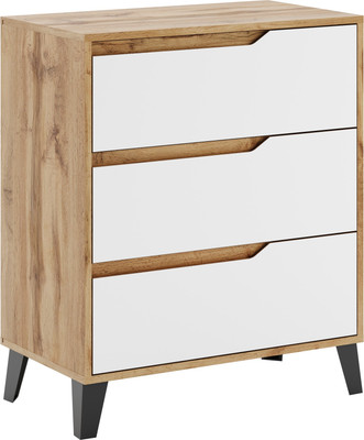 Комод Eligard Eyva 3S (дуб вотан/белый)