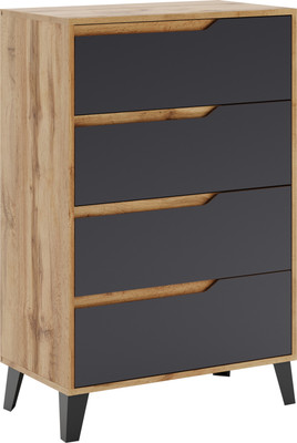 Комод Eligard   Eyva 4S (дуб вотан/графит)