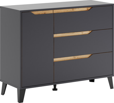 Тумба Eligard Eyva 1D3S (графит)